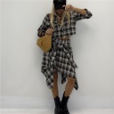 completo due pezzi gonna e camicia crop warm cotton